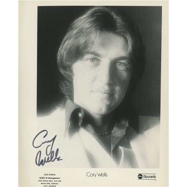 Three Dog Night Cory Wells signed photo