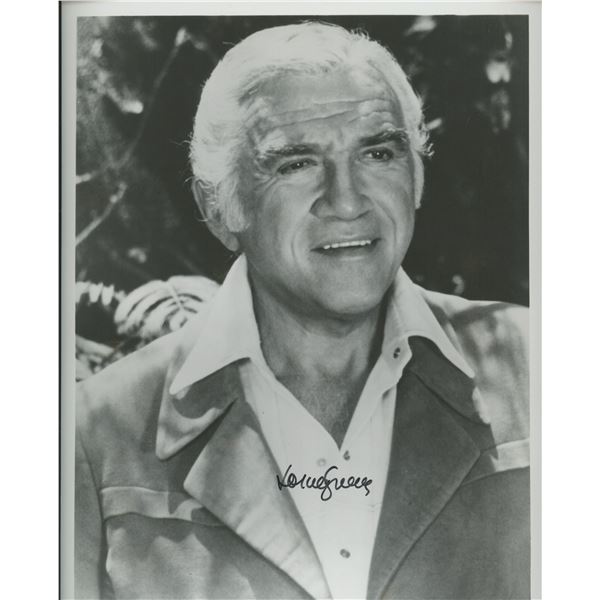 Bonanza Lorne Green signed photo