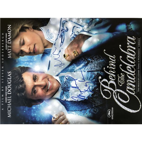 Behind the Candelabra signed movie poster