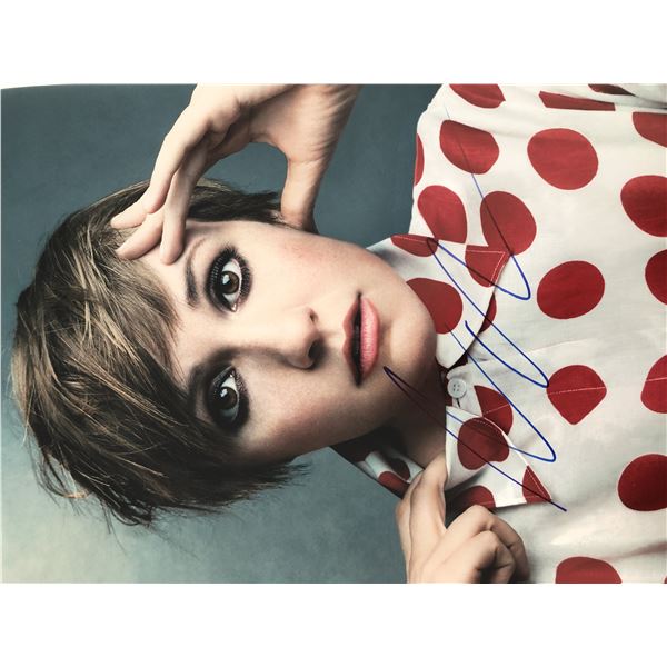 Lena Dunham signed photo
