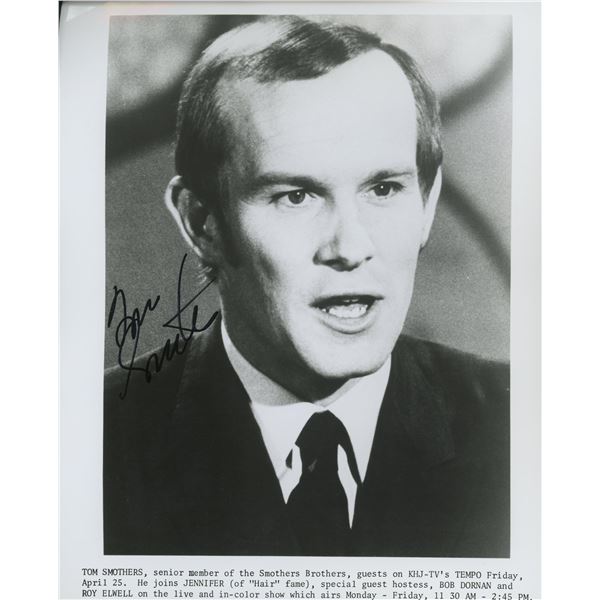 Tom Smothers signed photo