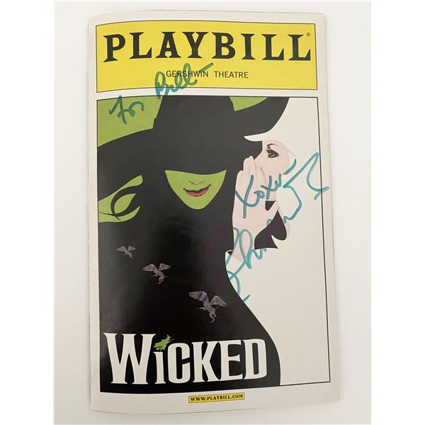 Wicked signed Playbill