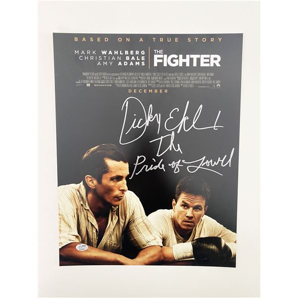 The Fighter Dicky Eklund signed movie poster (SGC Authenticated)