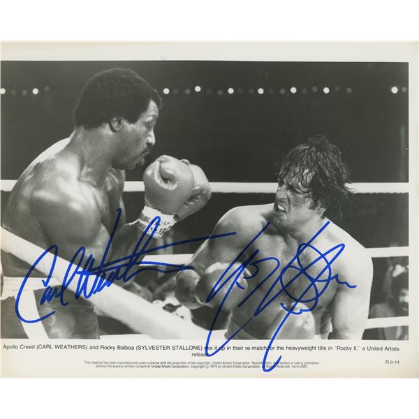 Rocky II signed movie photo