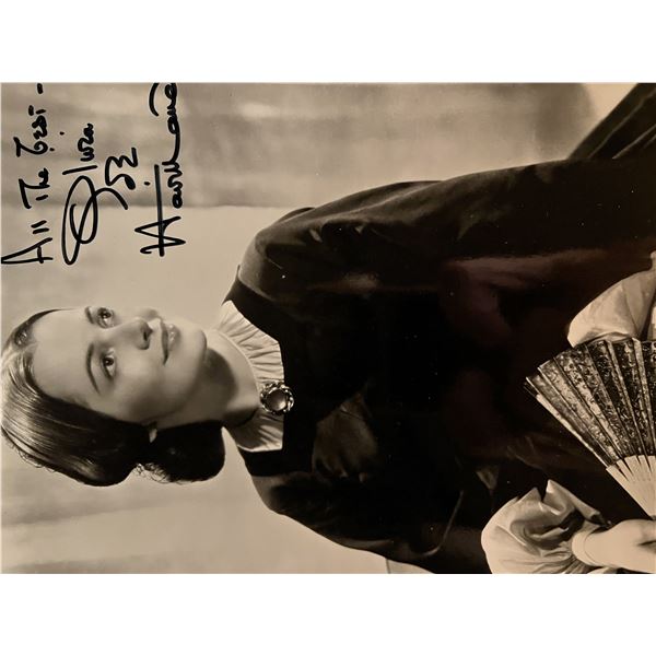 Gone With The Wind Olivia de Havilland signed photo