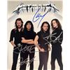 Image 1 : Metallica band signed photo