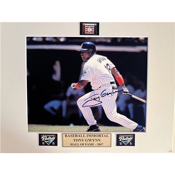 Tony Gwynn signed photo