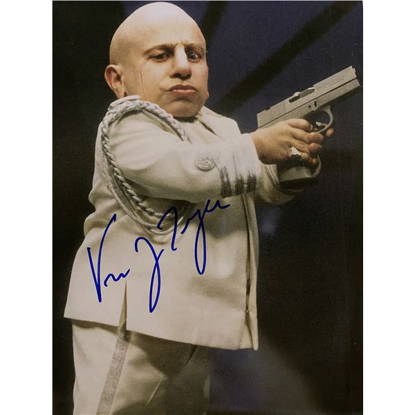 Austin Powers Verne Troyer signed movie photo