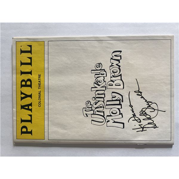 The Unsinkable Molly Brown Debbie Reynolds signed Playbill