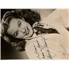 Image 1 : Rhonda Fleming signed photo