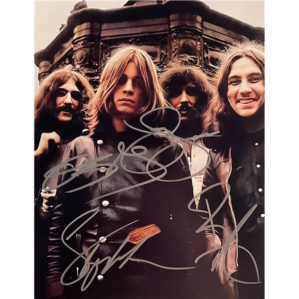 Black Sabbath band signed photo