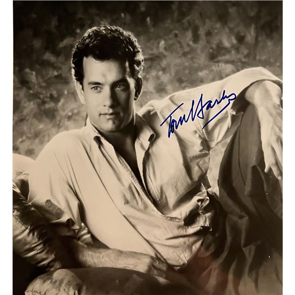 Tom Hanks signed photo