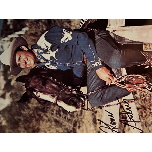 Singing Cowboy Gene Autry signed photo