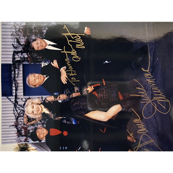 Batman Julie Newmar and Adam West signed photo