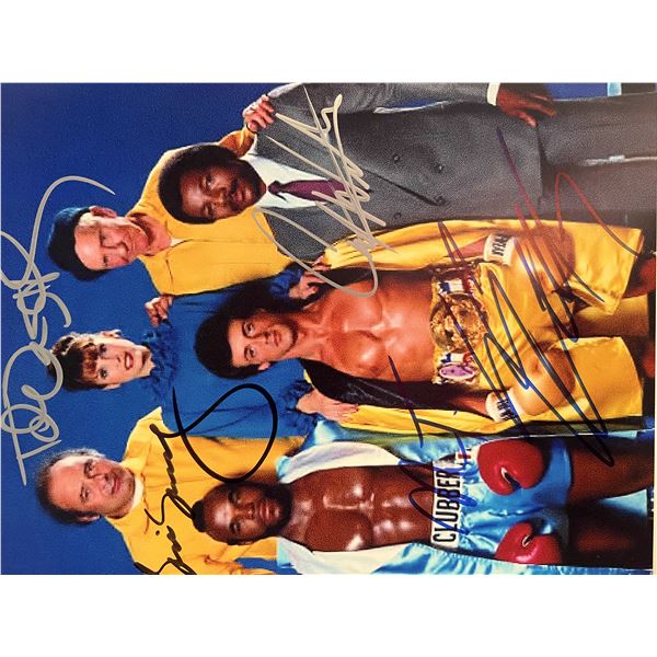 Rocky 3 cast signed photo