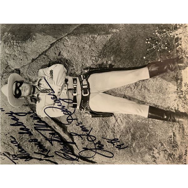 The Lone Ranger Clayton Moore signed photo