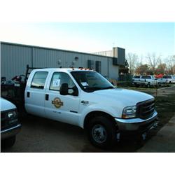 2003 FORD F350 4X4 FLATBED