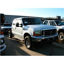 2001 FORD F250 CREW CAB & CHASSIS