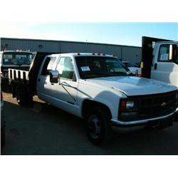 2000 CHEVROLET 3500 CREW CAB FLATBED
