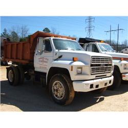 1991 FORD F800 S/A DUMP
