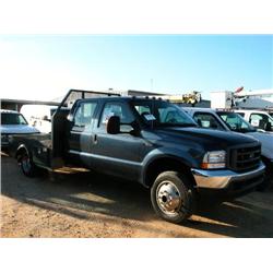 2004 FORD F550 SUPER DUTY S/A FLATBED
