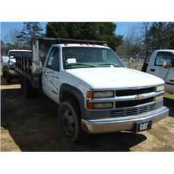 2000 CHEVROLET 3500 HD S/A FLATBED