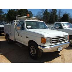 1989 FORD F350 SERVICE TRUCK