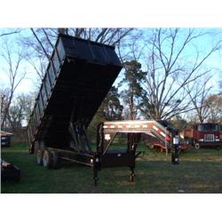 2006 FARIQUE DUAL TANDEM GOOSENECK DUMP TRAILER