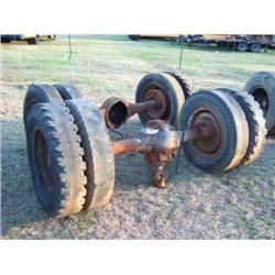 (1) LOT 2 TRUCK AXLES