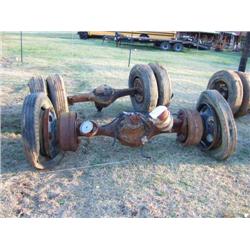 (1) LOT 2 TRUCK AXLES