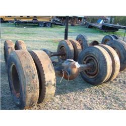 (1) LOT 2 TRUCK AXLES