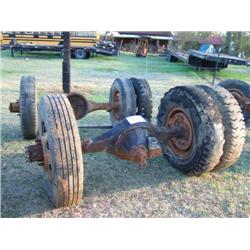 (1) LOT 2 TRUCK AXLES