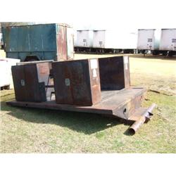 10' FLATBED BODY W/TOOL BOXES