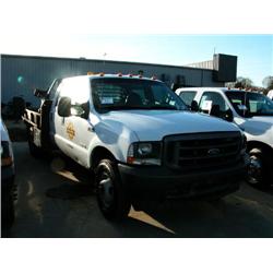 2003 FORD F350 S/A 4X4 FLATBED