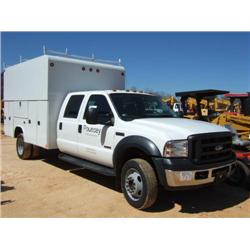 2006 FORD F550 XL SUPER DUTY 4X4 SERVICE TRUCK
