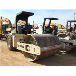 (UNUSED) INGERSOLL-RAND SD100D VIBRATORY ROLLER