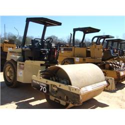 INGERSOLL RAND SD70F PRO PAC VIBRATORY ROLLER S/N 154298 (98 YR) 66" SMOOTH DRUM