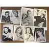 Image 1 : Autographed Photographs of Hollywood Stars, EIGHT PHOTOS