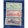 Image 2 : 1954 One Dollar Bill, Two Dollar Bill and Ten Dollar bill