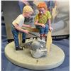 Image 1 : Harley Davidson Figurine  The Young Rider Series Figurine Engine Lesson