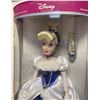 Image 2 : DISNEY PRINCESS SNOWFLAKE CINDERELLA BRASS KEY KEEPSAKE Porcelain Doll