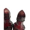 Image 3 : AVON Cape Cod Collection Ruby Red Salt & Pepper Shakers, both have a crack on the lid