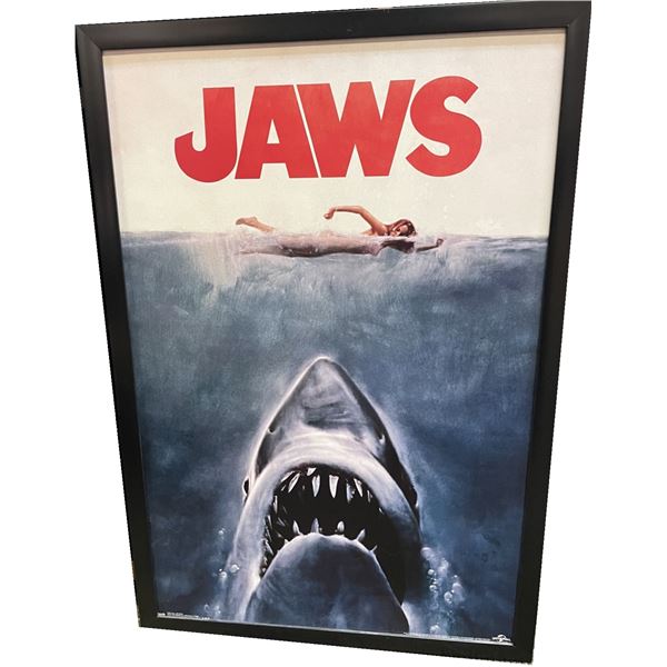 Jaws Movie Poster in Frame , 24" x 36"