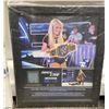 Image 1 : Framed Alexa Bliss Photo and memorabilia,  15" x 17"