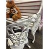 Image 4 : Cast Iron Doll Furniture , Bistro Set and Bench