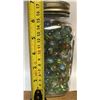 Image 2 : Mason Jar of marbles