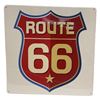 Image 1 : Tin Sign Route 66 , 15.75" x 15.75"