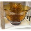 Image 2 : Large Orange Glass Bowl and 6 serving bowls