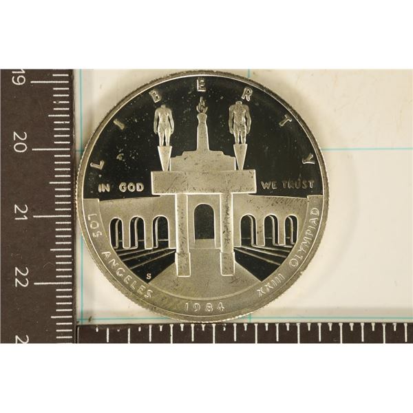 1984-S US PROOF SILVER DOLLAR LOS ANGELES