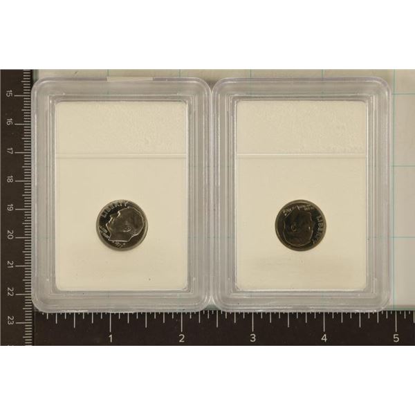 1968-S & 1977-S PROOF ROOSEVELT DIMES